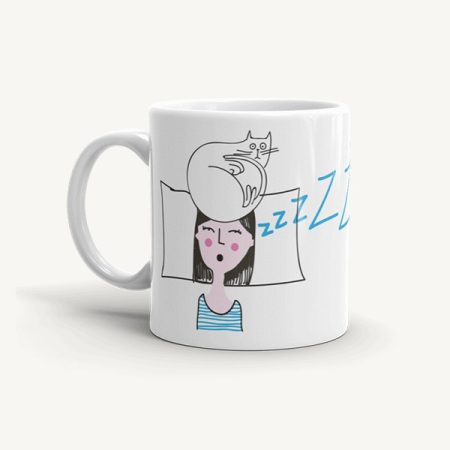 Papa mug cat